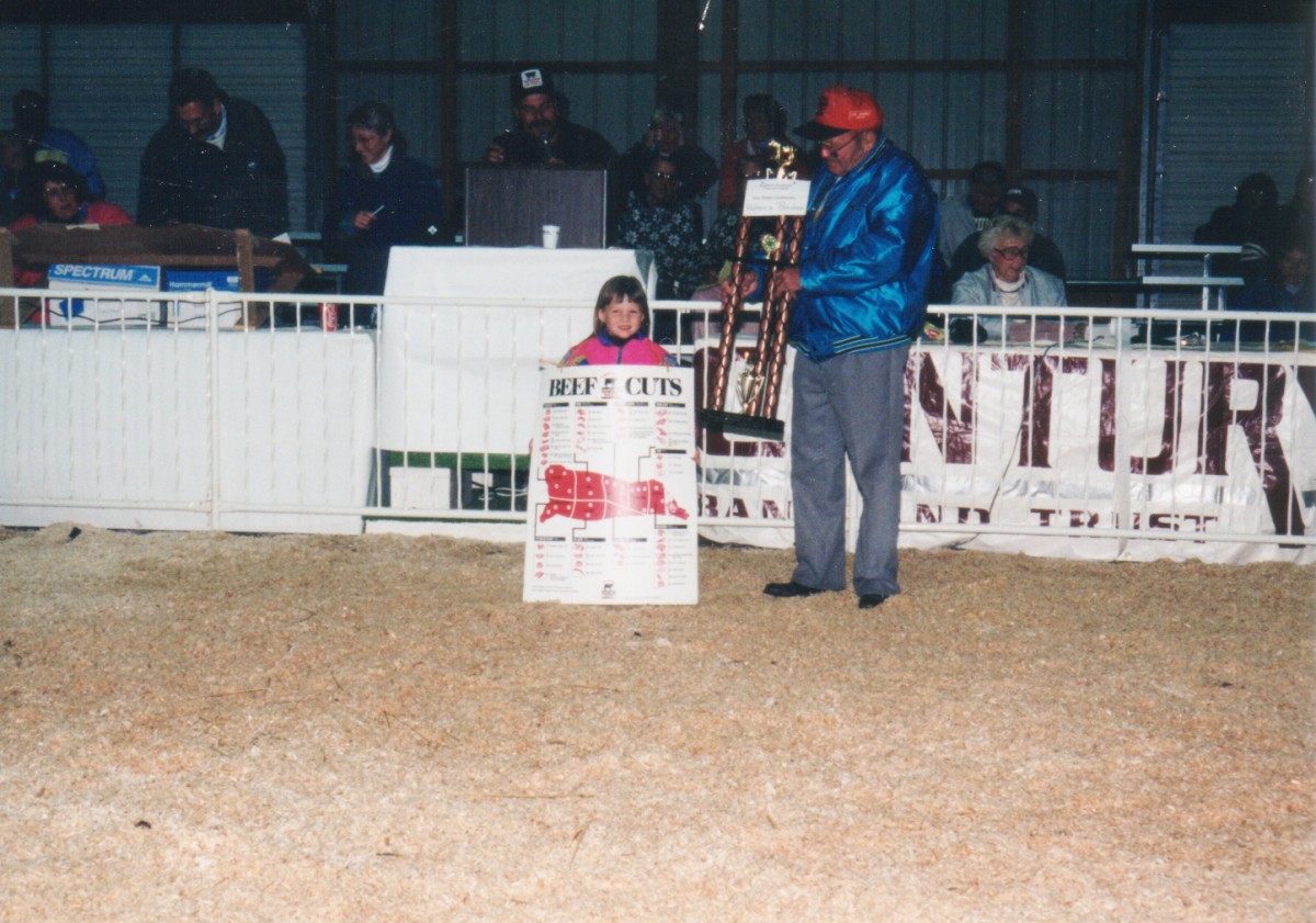 Hope with Grandpa at Fair
